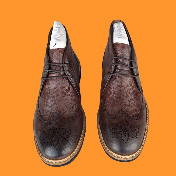 Marc Joseph Cognac Leather Mens Boots - Picture 2 of 4